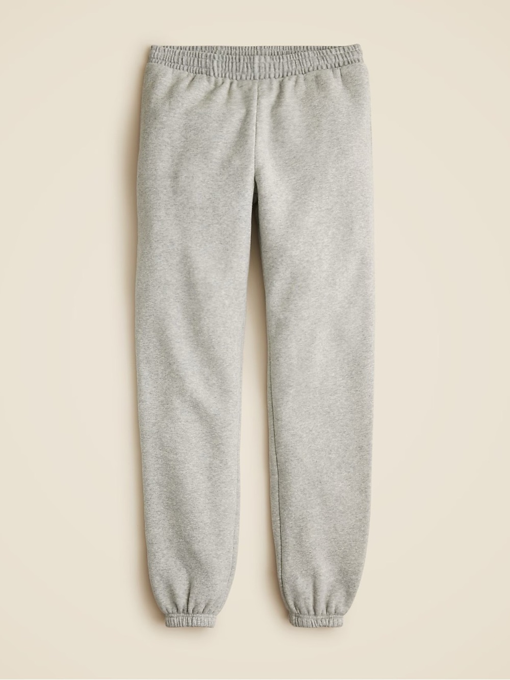 J Crew Heritage Fleece Jogger Sweat Pant XS Hthr Grey Sweats $98 CF420